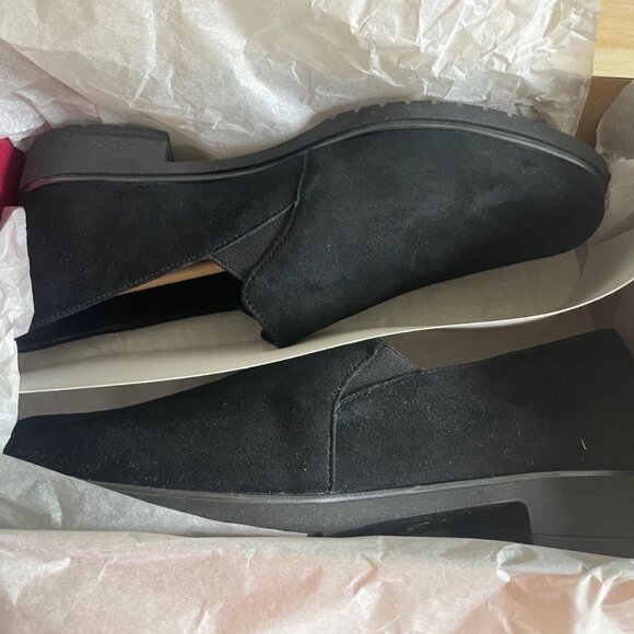 MUNRO AMERICAN KAM LOAFER Black Suede Women's Size 8 1/2 W Brand NEW in box - Picture 3 of 6